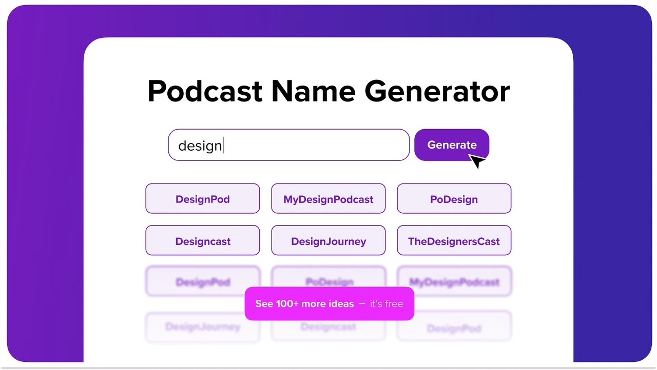 Picking a podcast name to attract viewers