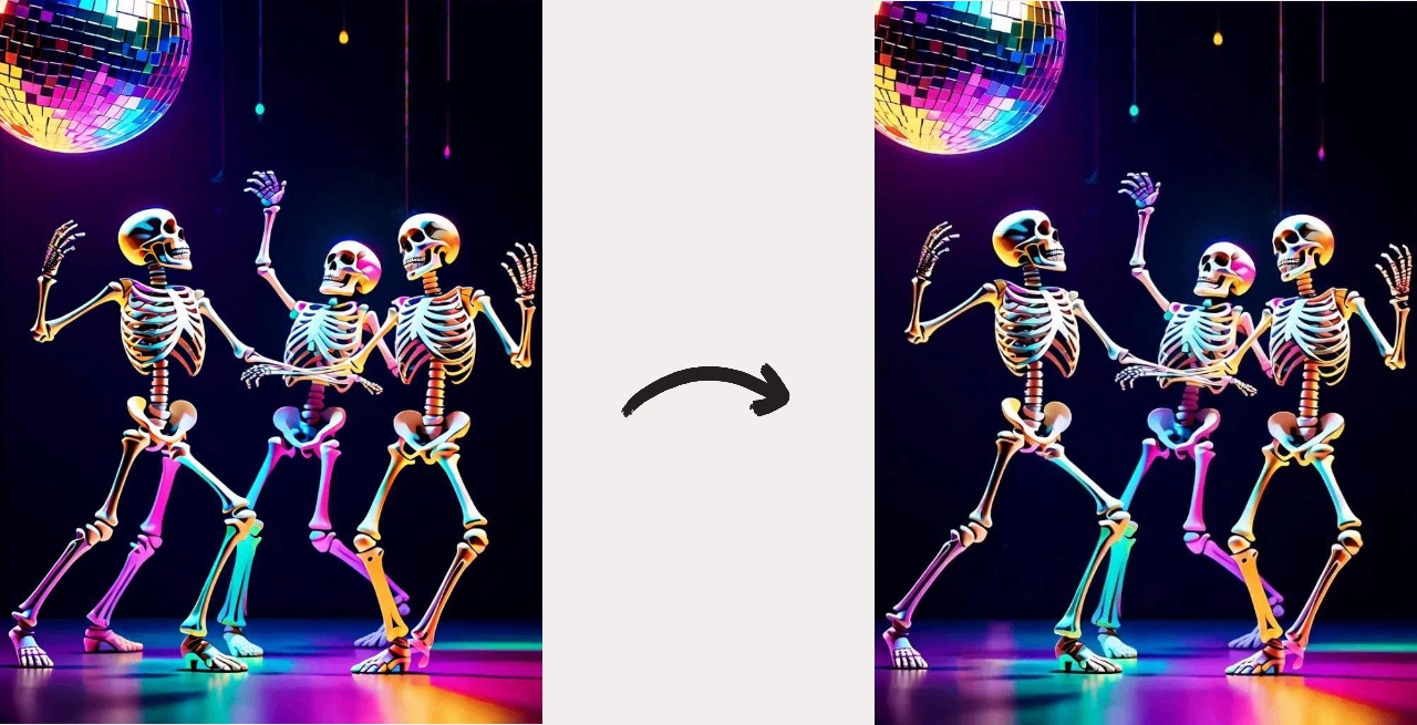 removing extra foot from skeleton meme