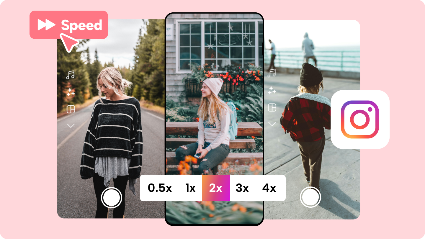 How to speed up video on instagram