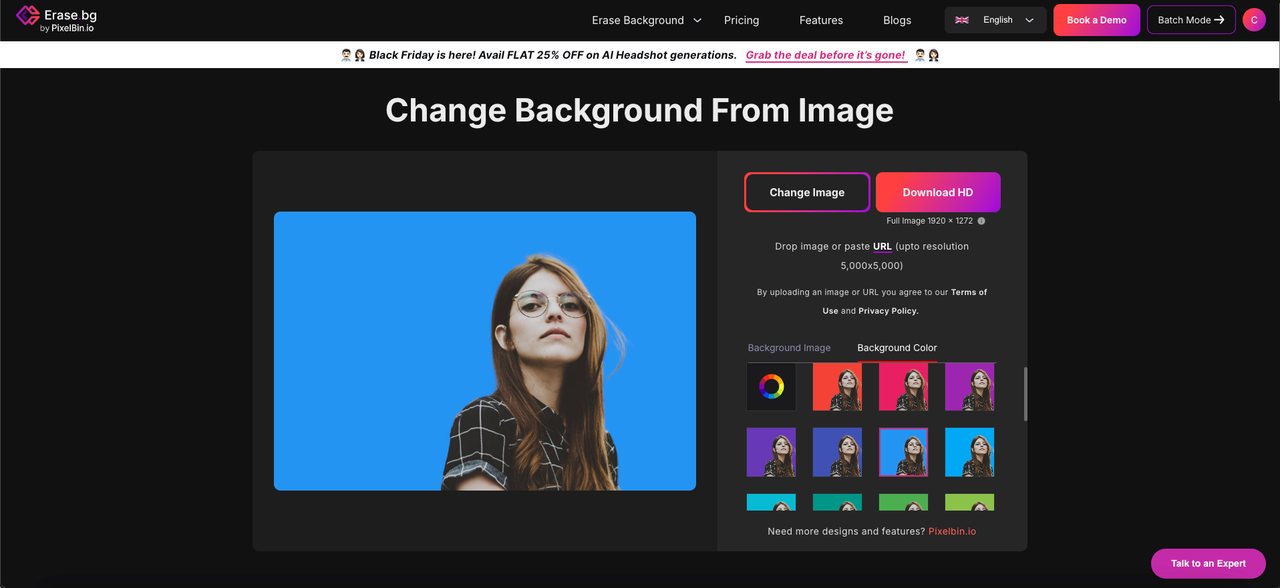 image replace background with online tool