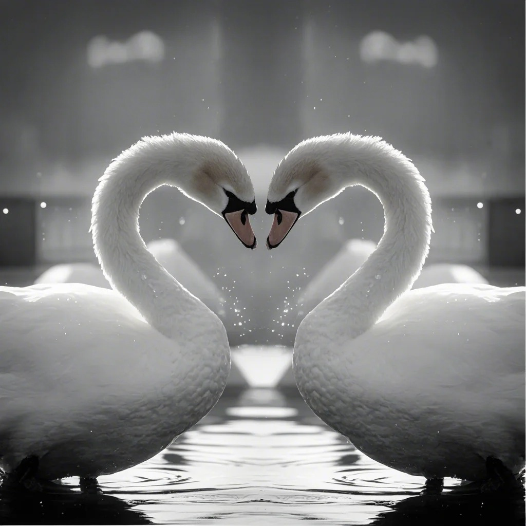 Swan love