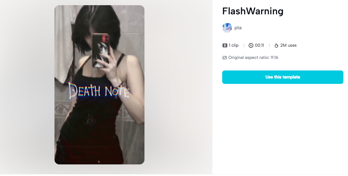 Flash warning trend