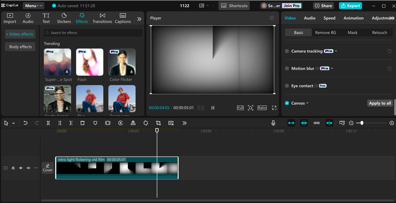 Interface of CapCut desktop video editor - a professional tool to create a TikTok intro video