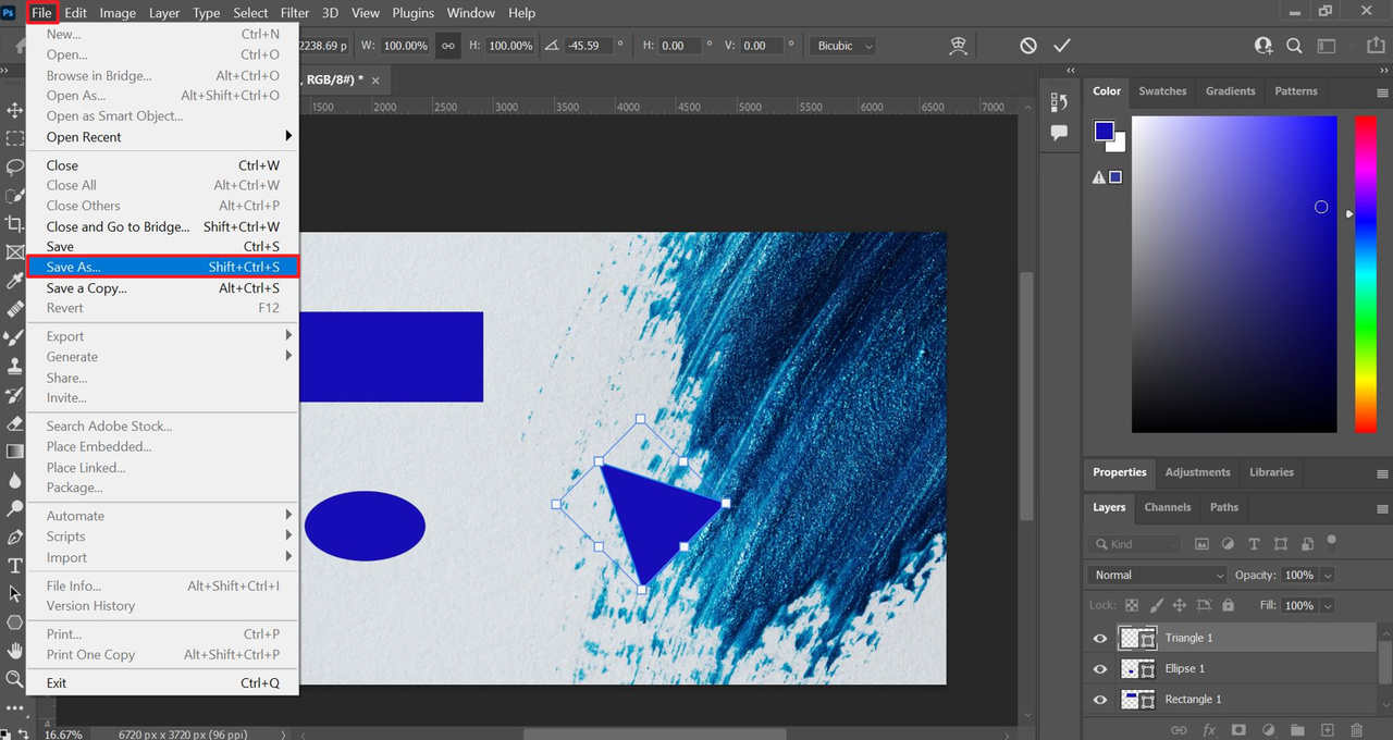 Photoshop rotate an image and download