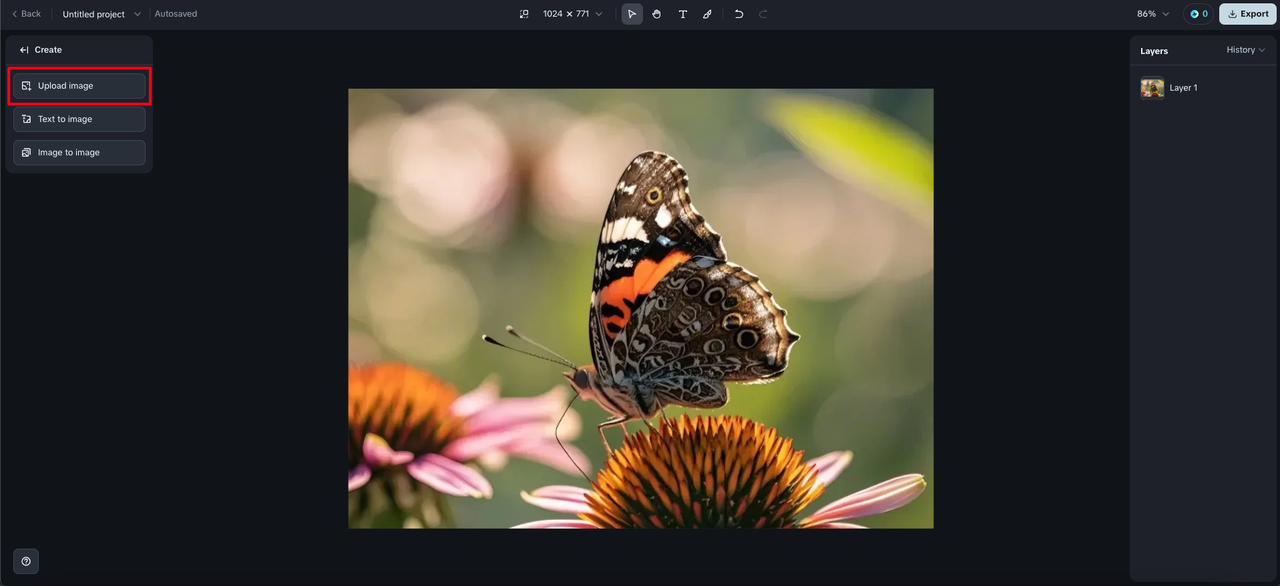 image flip horizontally in one click