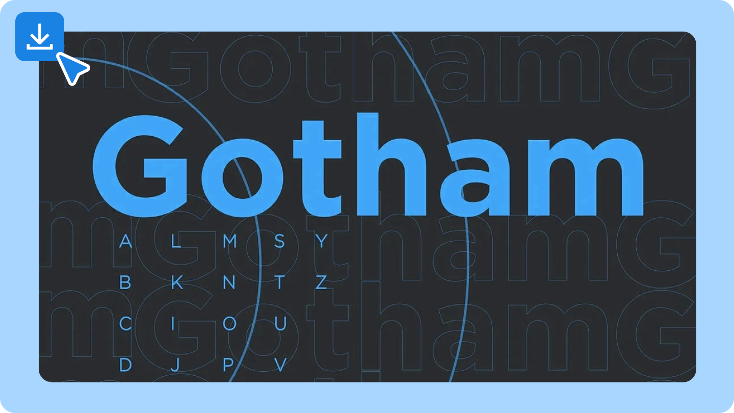 font Gotham