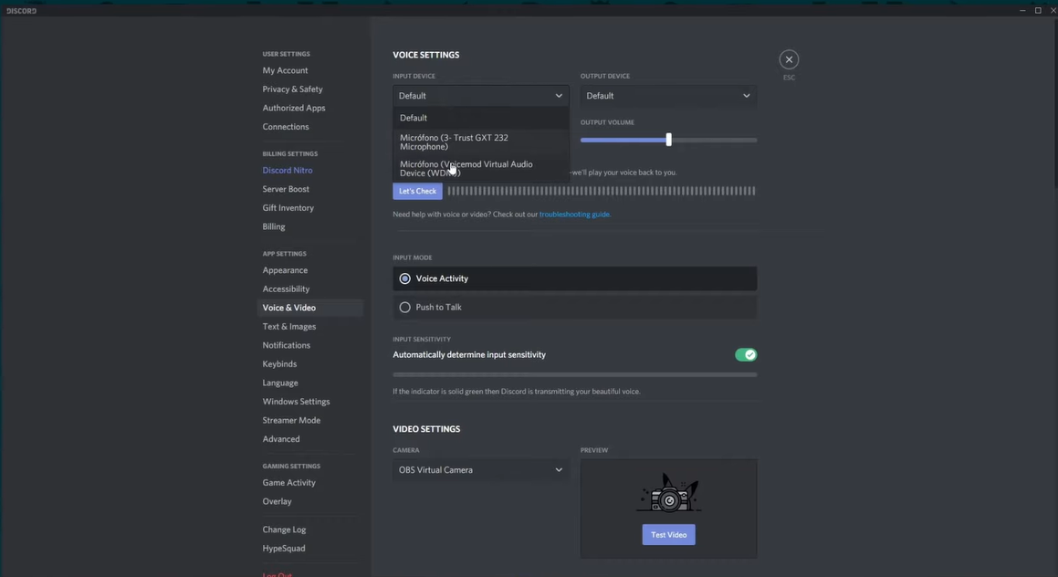 Setting up Voicemod with Discord