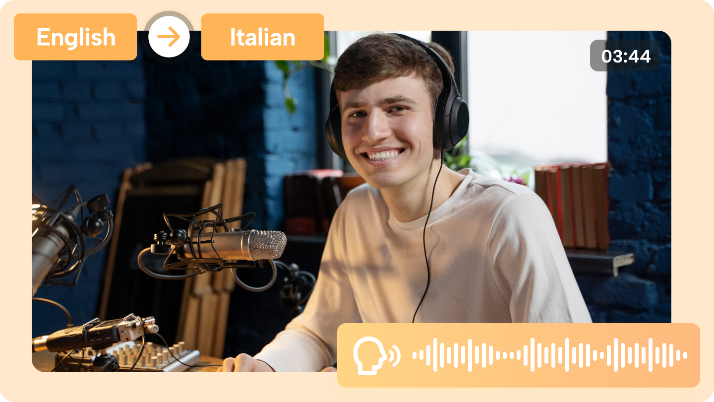 translate english to italian voice