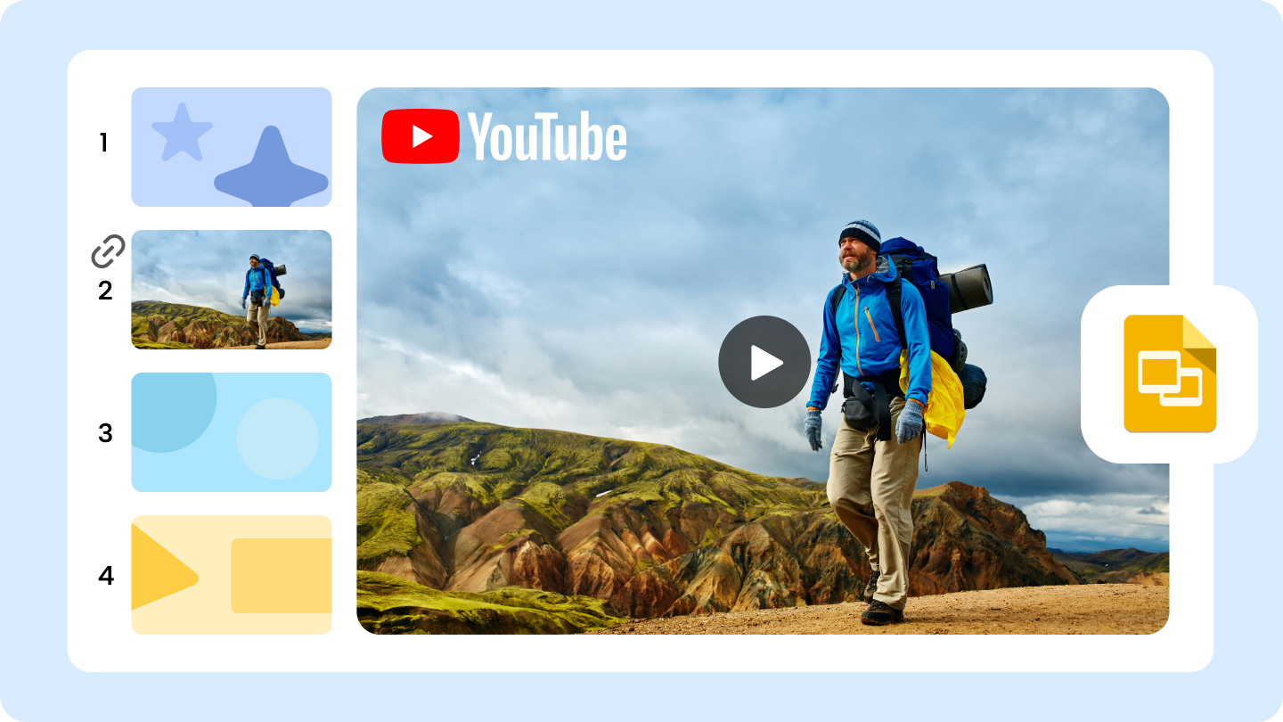 how to put a youtube video in google slides