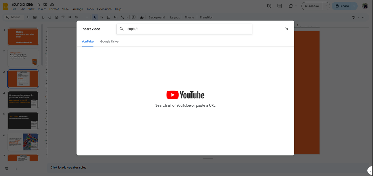 YouTube Tab