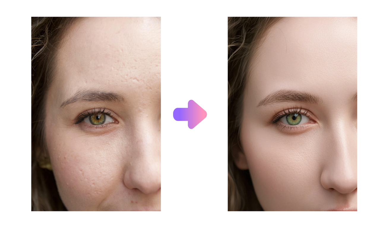 AI retouching