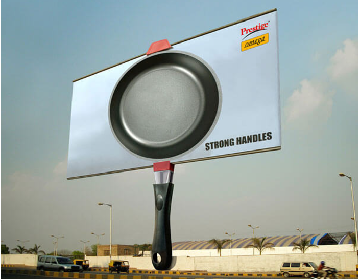 Image showing creative ad idea of Prestige on billboards