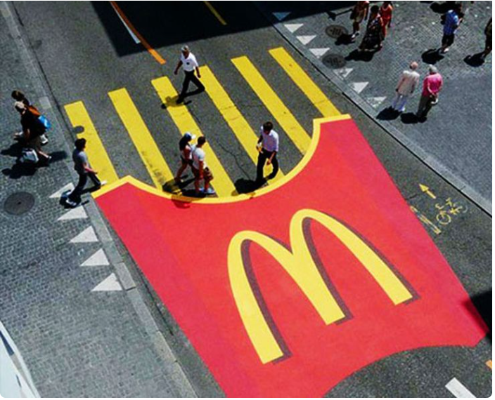 Image showing advertising idea by McDonald's