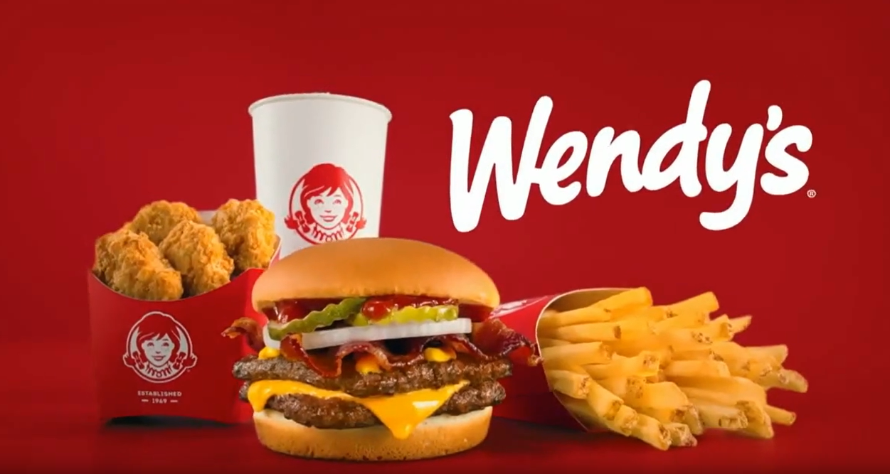 Image showing fun advertising example of Wendy