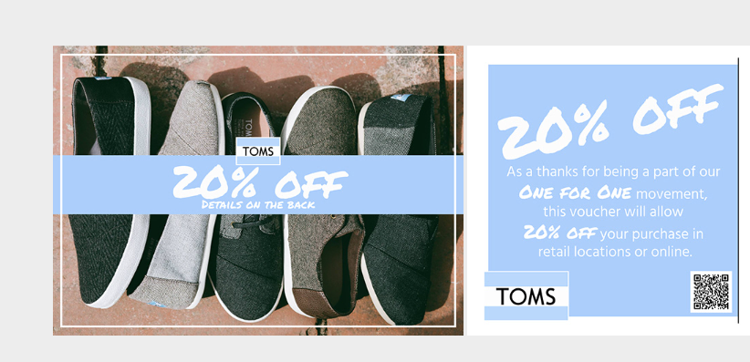 Image showing an ad example of Toms