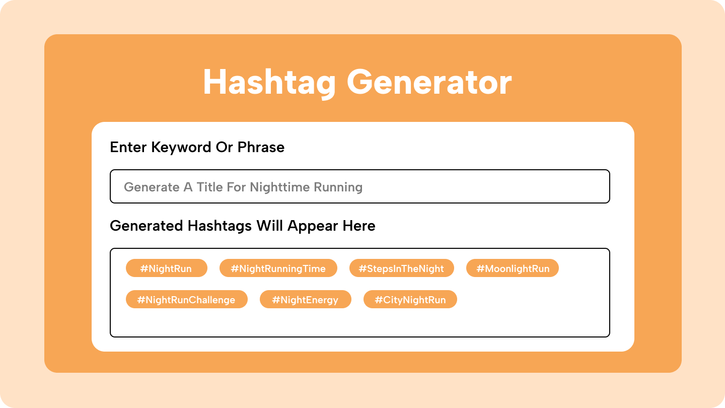 Hashtag generator