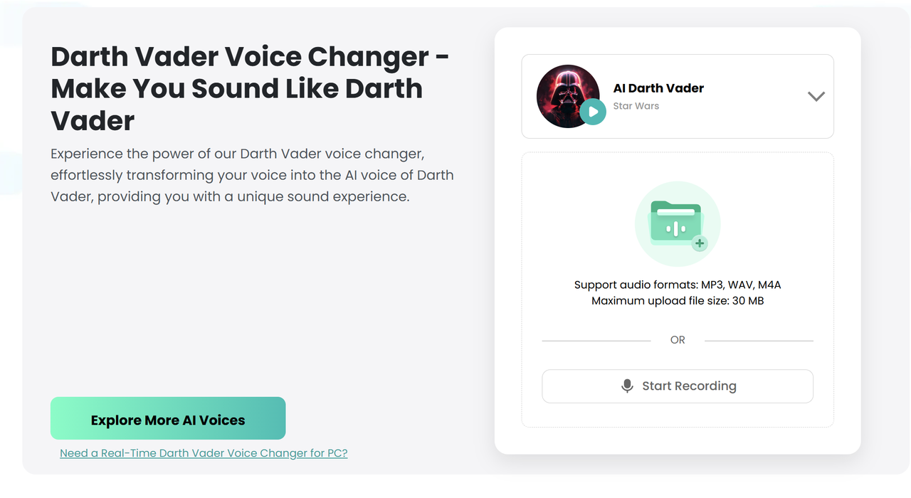 FineShare FineVoice is a versatile AI voice studio