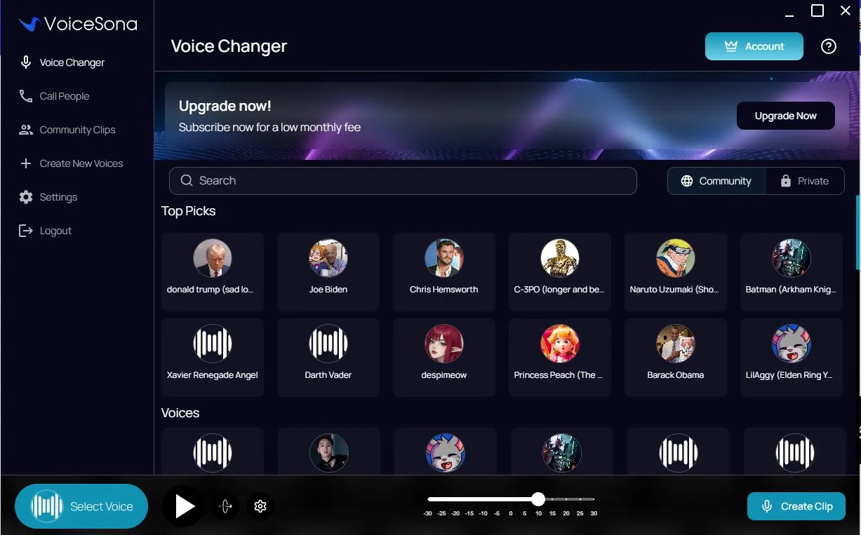 VoiceSona's Darth Vader voice changer