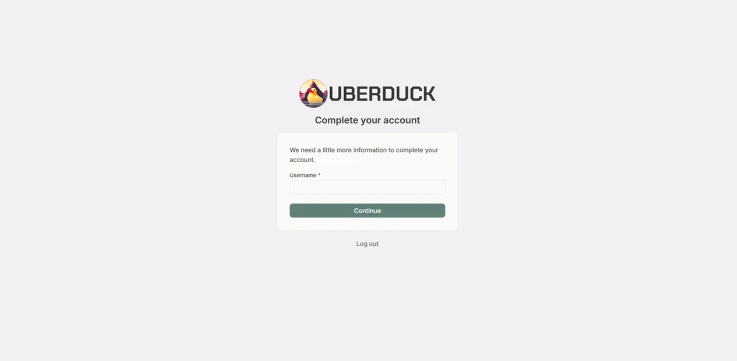 Creating a new account on Uberduck AI