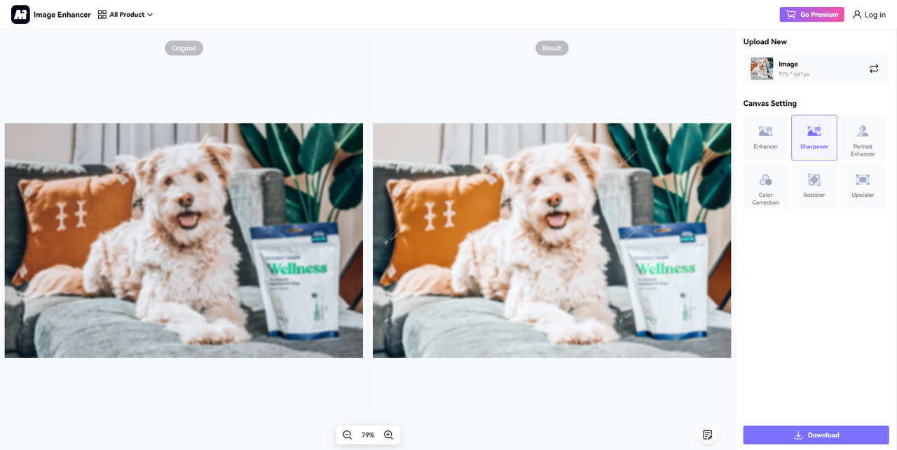  Online enhancer to unblur images