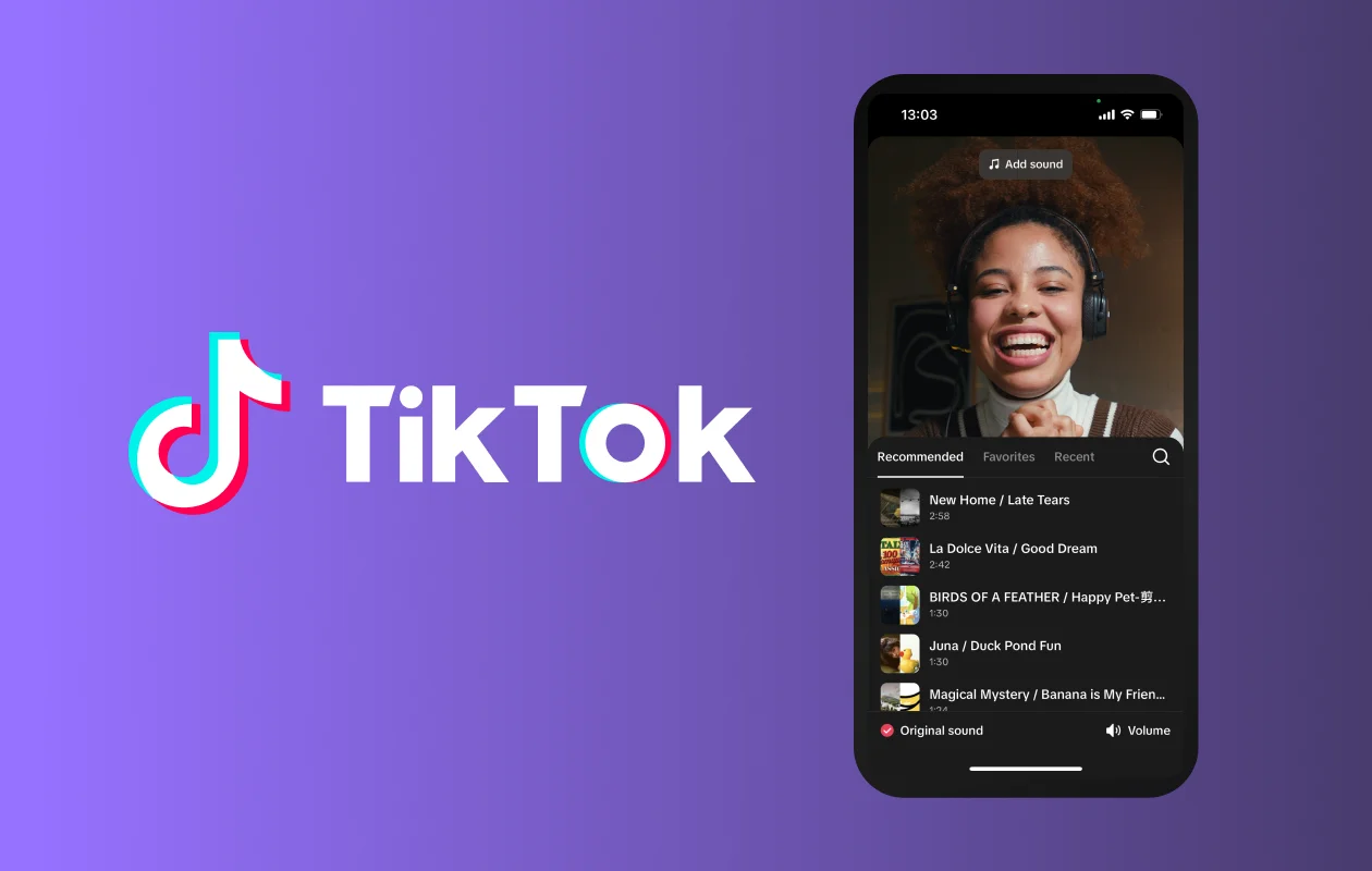 Finding top tracks on TikTok for videos