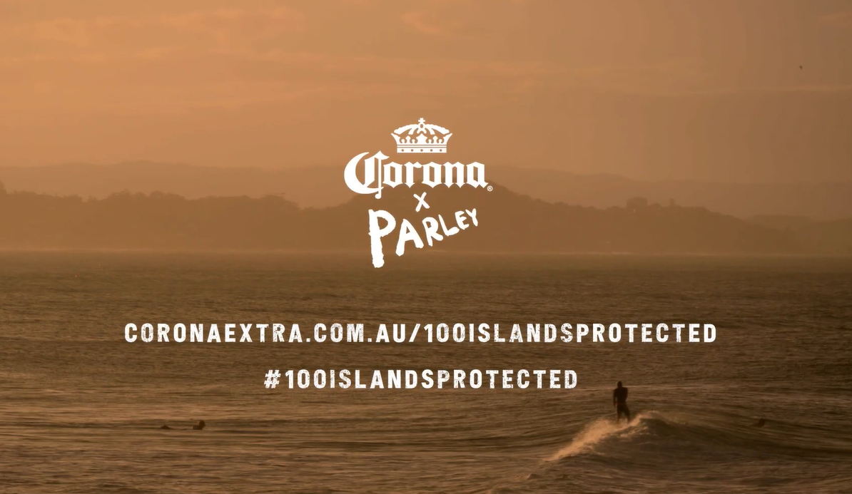 Image showing clever advert example of Corona