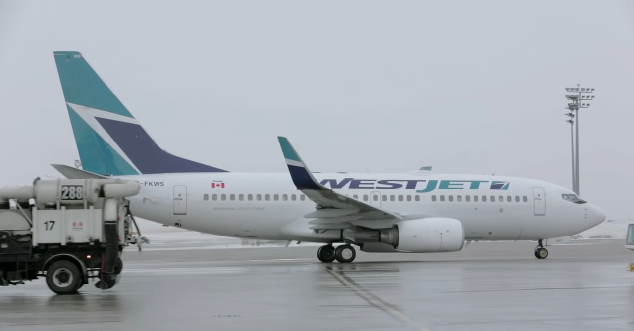 Image showing cool ad example of WestJet