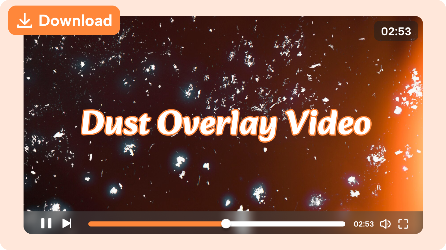 dust overlay video