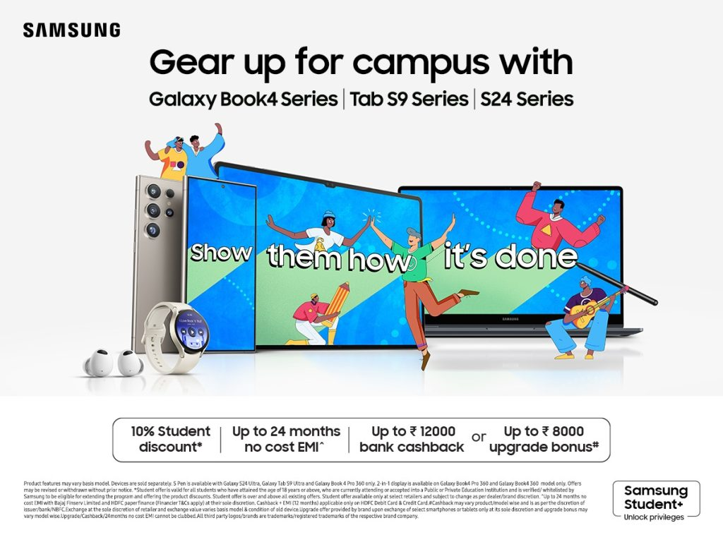 Image showing Samsung ad example for students