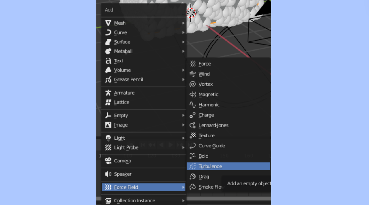 Customize particle behavior