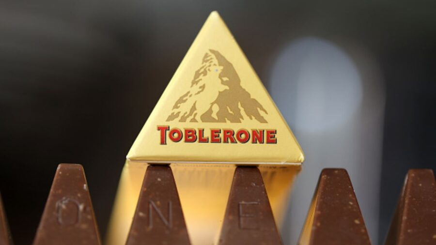 Image showing symbolic ad of Toblerone