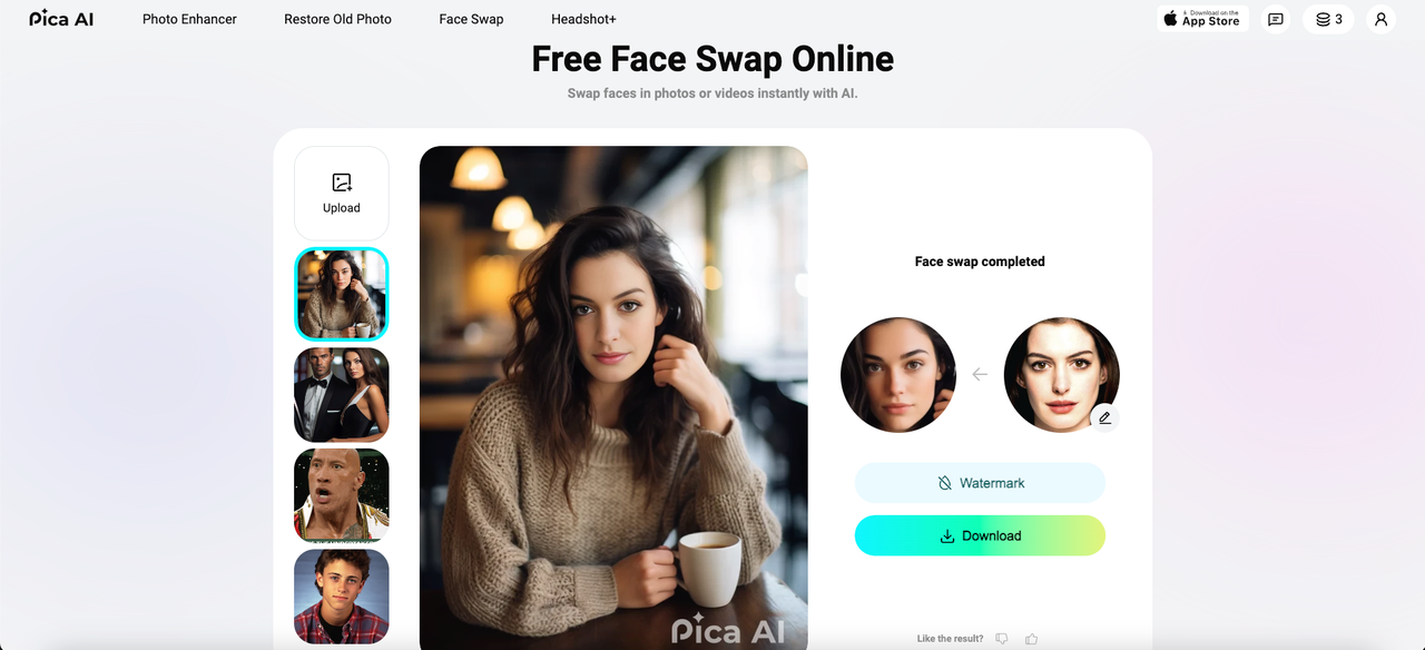 ai face changer free