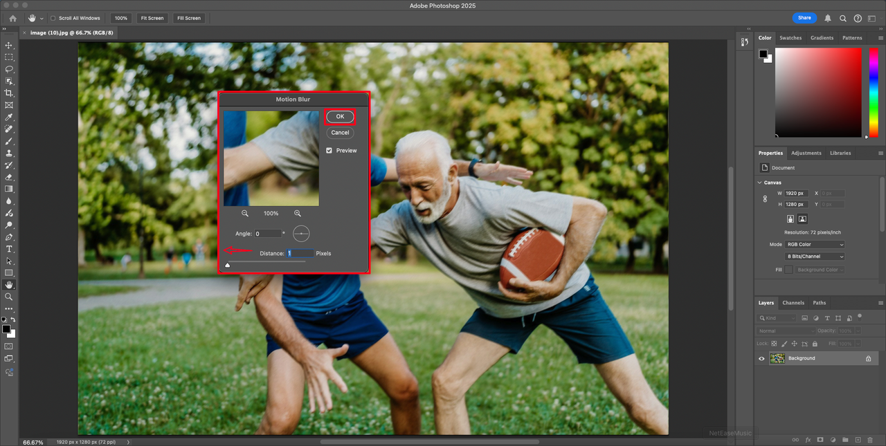 how to fix a blurred image in photoshop