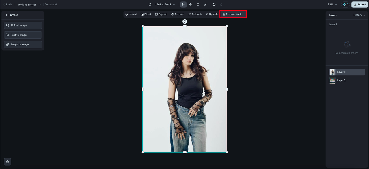 AI photo mixer free online