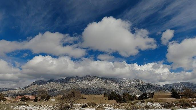 Classic time-lapse of the movement of clouds