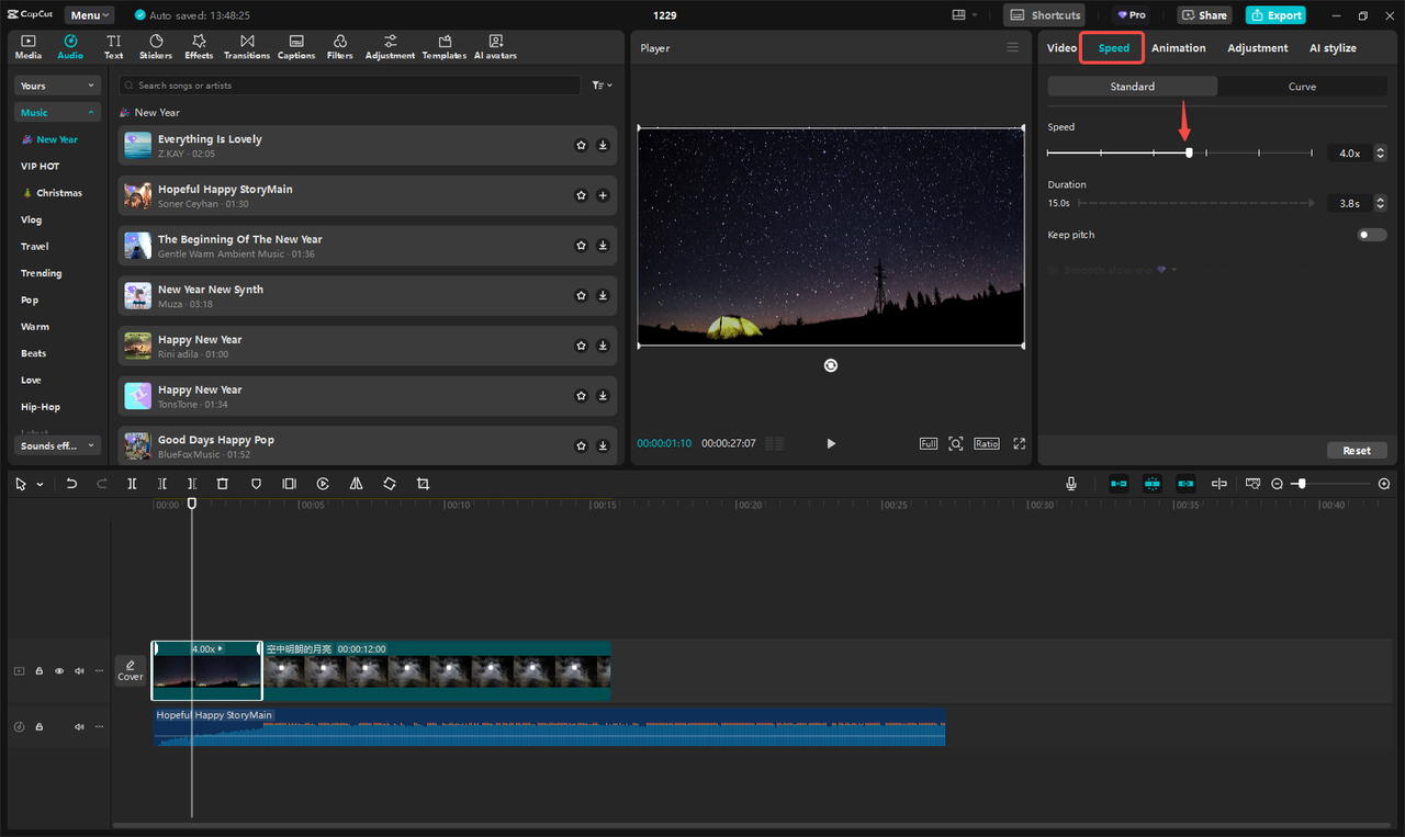 Create a time-lapse video