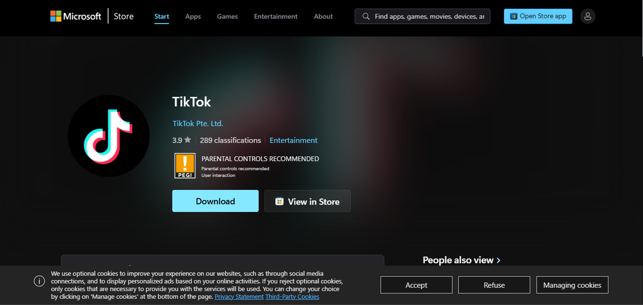 Download TikTok PC