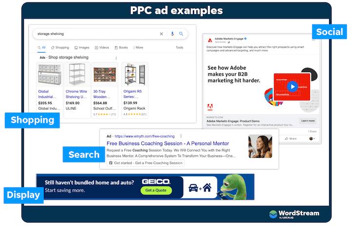 Pay-per-click advertising on Google Chrome