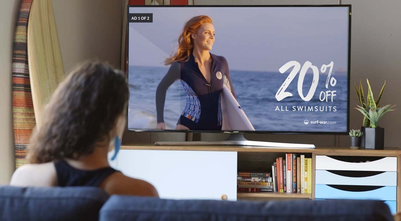 An image showing good digital ads on television