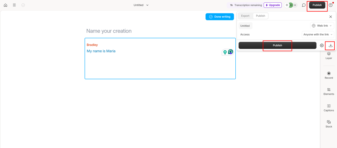 Exporting your cloning voice from Lyrebird AI