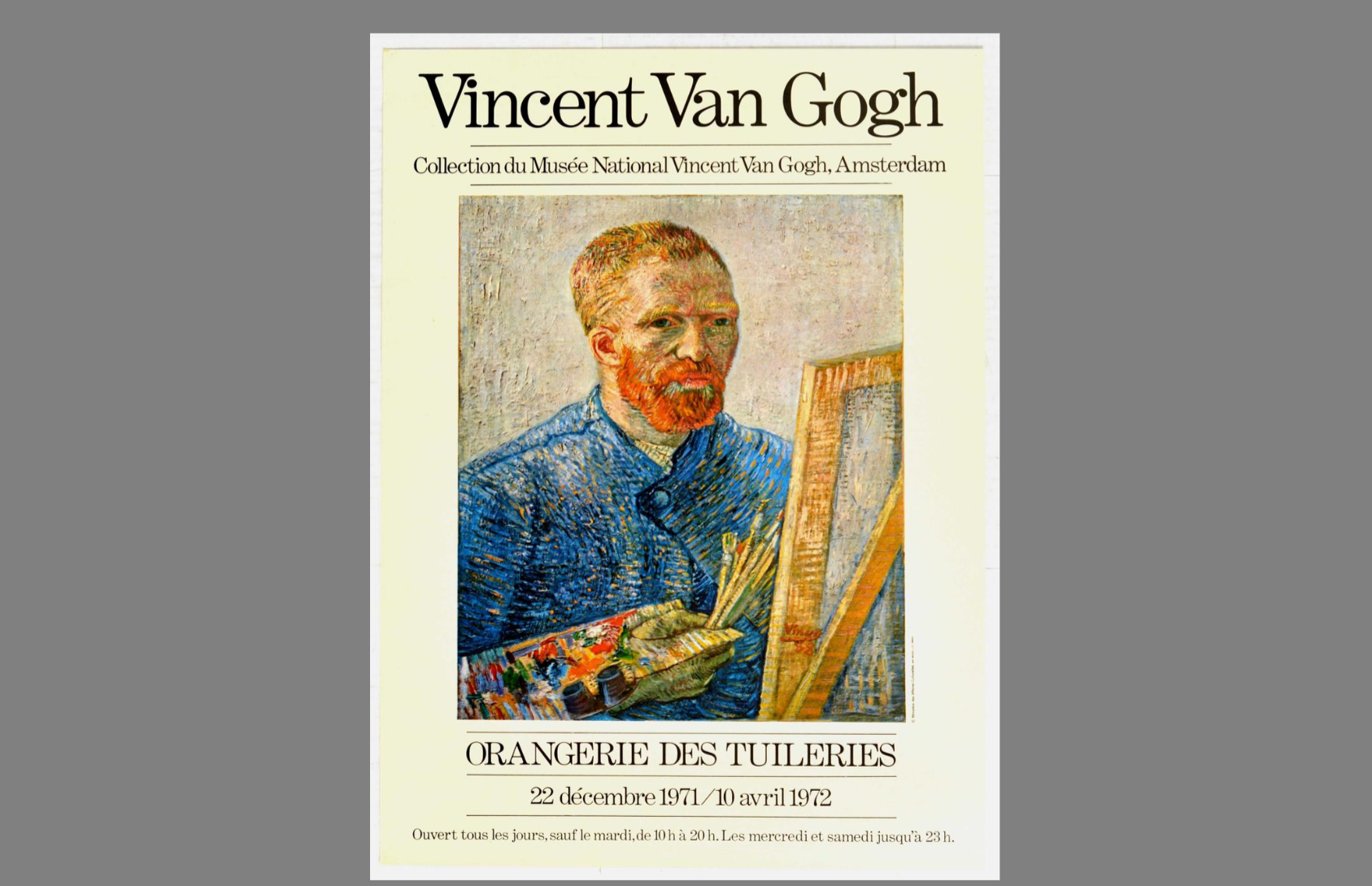 Powerful ad pic of Van Gogh's Self Portrait for art