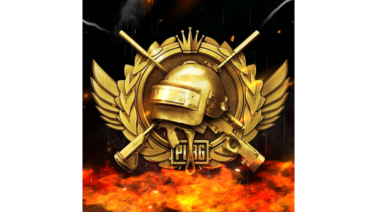 Battle helmet emblem PUBG logo