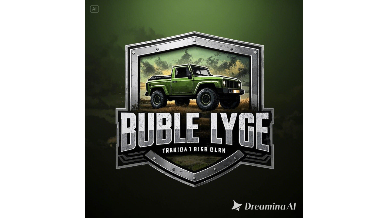 Vehicle theme PUBG logo