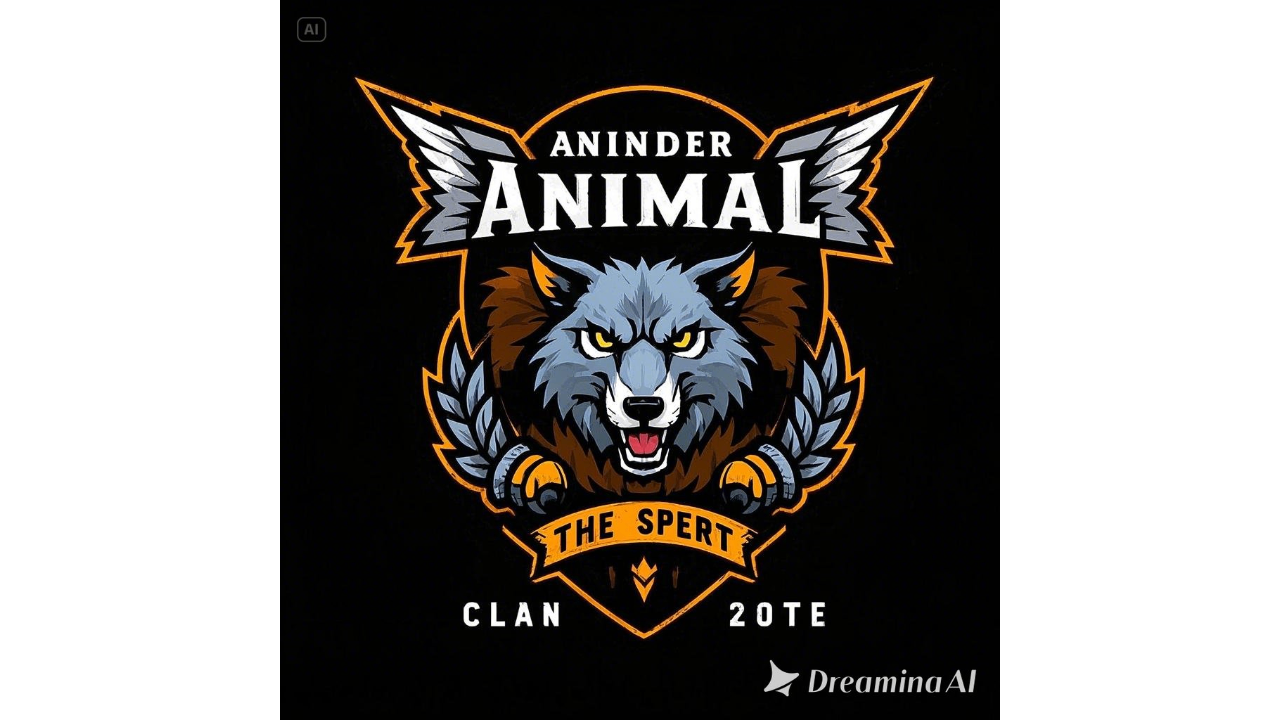 Animal mascot PUBG logo