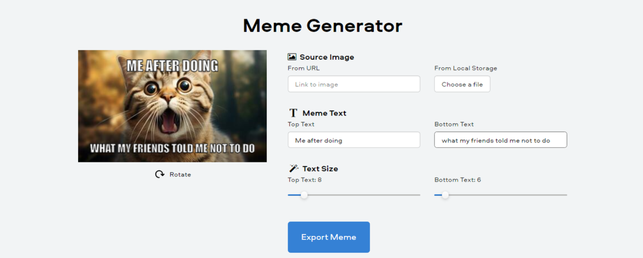 How to create your own meme with text and photo