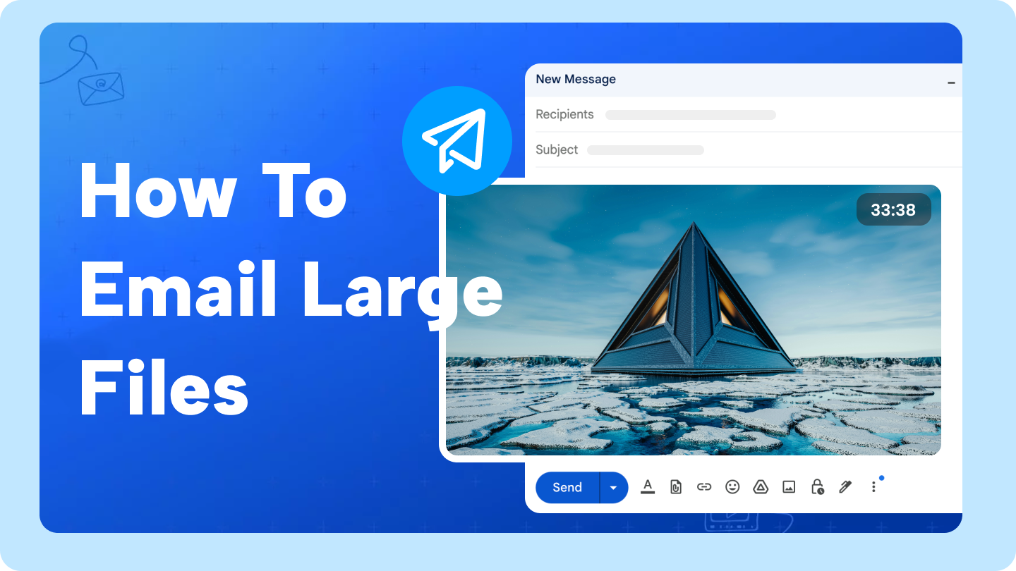 how to email large video files