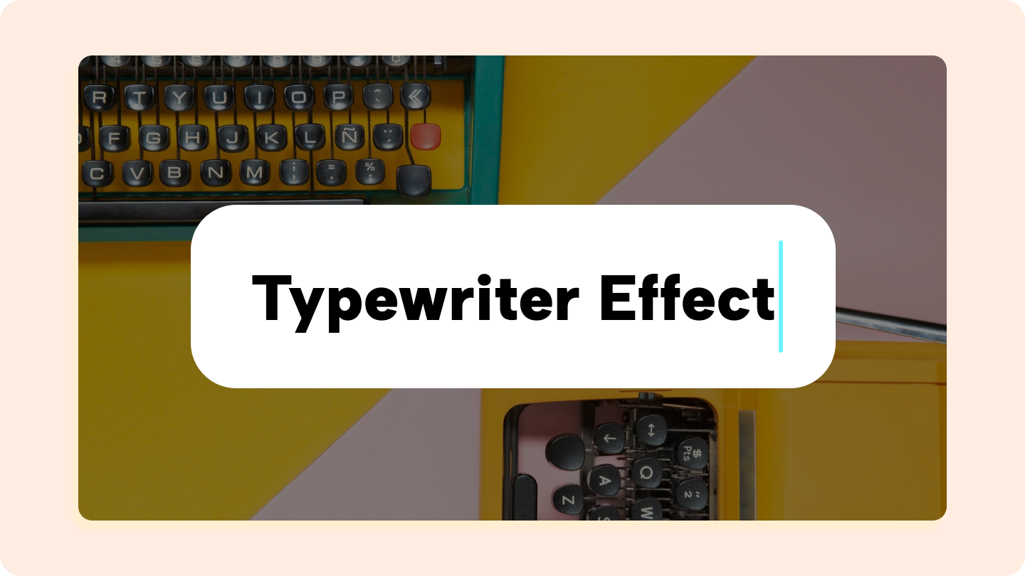 typewriter effect