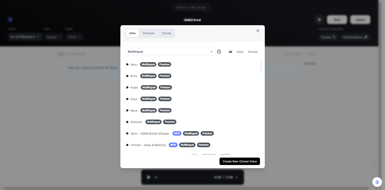 Downloading the Listnr AI voice to a PC