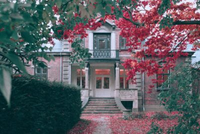 A popular short story about a man who is standing in front of a modest house