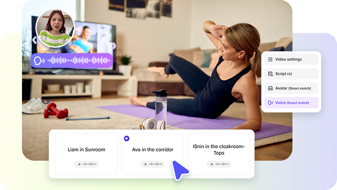 Smart match & custom voiceover for TikTok